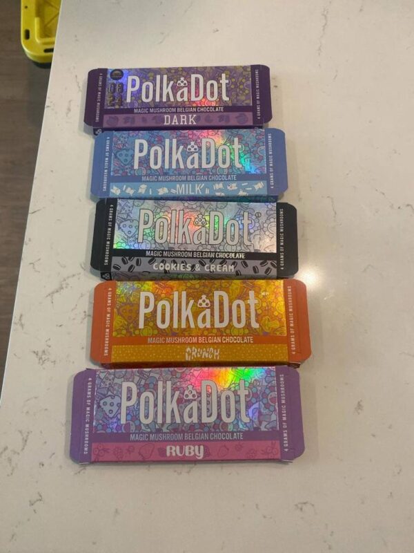 Buy POLKA DOT MAGIC MUSHROOM CHOCOLATE BARS Online